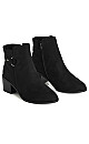 WIDE FIT Marge Ankle Boot - black