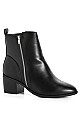 WIDE FIT Brinley Ankle Boot - black