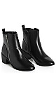 WIDE FIT Brinley Ankle Boot - black