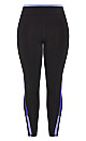 Plus Size Legging Splice Panel