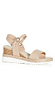 WIDE FIT Wild Side Wedge - beige