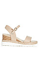 WIDE FIT Wild Side Wedge - beige