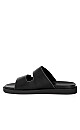 WIDE FIT Stitch Sandy Slide - black