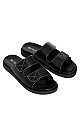 WIDE FIT Stitch Sandy Slide - black