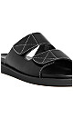 WIDE FIT Stitch Sandy Slide - black