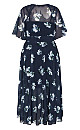 Enthral Me Navy Maxi Dress