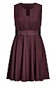 Vintage Veronica Dress - bordeaux