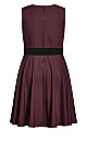 Vintage Veronica Dress - bordeaux