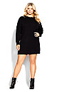 Amalia Knit Dress - black