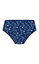 Plus Size Modern Print 3 Pack Brief - blue paisley