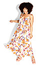 Tilly Print Maxi Dress