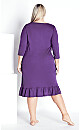 Plus Size Frill Hem Sleep Dress