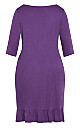 Plus Size Frill Hem Sleep Dress