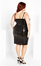 Girly Sequin Dress - black