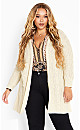 Camilla Cable Cardigan - vanilla
