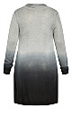 Mina Dip Dye Cardigan - grey