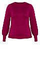 Peyton Sweater - magenta