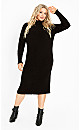 Callie Sweater Dress - black