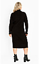 Callie Sweater Dress - black