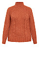 Fallon Sweater - burnt sienna