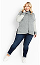 Riley Sweater - grey marle