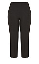 Women's Plus Size Cool Hand Wide Leg Trouser Black - petite