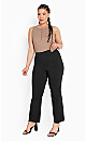 Super Stretch Bootcut Pant Black - average