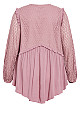 TUNIC HAZEL LACE - DUSTY LILAC