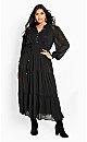 Plus Size Jasmin Maxi Dress - black