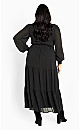 Plus Size Jasmin Maxi Dress - black