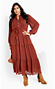 Plus Size Jasmin Maxi Dress - henna