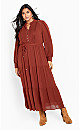 Plus Size Jasmin Maxi Dress - henna