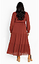 Plus Size Jasmin Maxi Dress - henna