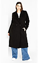 Women's Plus Size Oaklyn Coat - black