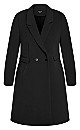 Women's Plus Size Oaklyn Coat - black