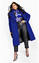 Women's Plus Size Daniella Coat - deepblue