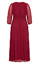 Women's Plus Size Charlie Maxi Dress - ruby