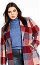 Women's Plus Size Angel Sleeve Jumper - denimblue melange