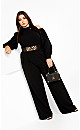 Women's Plus Size Charlie Jumpsuit - black