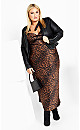 Women's Plus Size Alani Print Dress - leopard