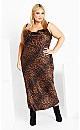 Women's Plus Size Alani Print Dress - leopard