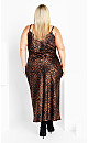 Women's Plus Size Alani Print Dress - leopard