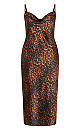 Women's Plus Size Alani Print Dress - leopard