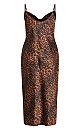 Women's Plus Size Alani Print Dress - leopard