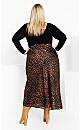 Women's Plus Size Madelyn Skirt - leopard