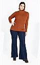 Women's Plus Size Mia Jumper - toffee