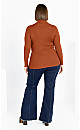 Women's Plus Size Mia Jumper - toffee