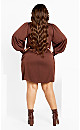 Women's Plus Size Mara Dress - mocha