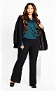 Women's Plus Size Alena Shirt - teal