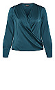 Women's Plus Size Alena Shirt - teal